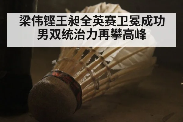 梁伟铿王昶全英赛卫冕成功男双统治力再攀高峰